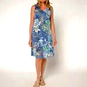 NWT Attitudes by Renee Women’s Sleeveless Burnout Knit Sleeveless Dress / Medium